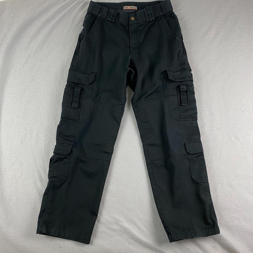 5.11 Tactical Pants Mens 32x32 Black Cargo Utility EMS Workwear 74310 9 Pockets